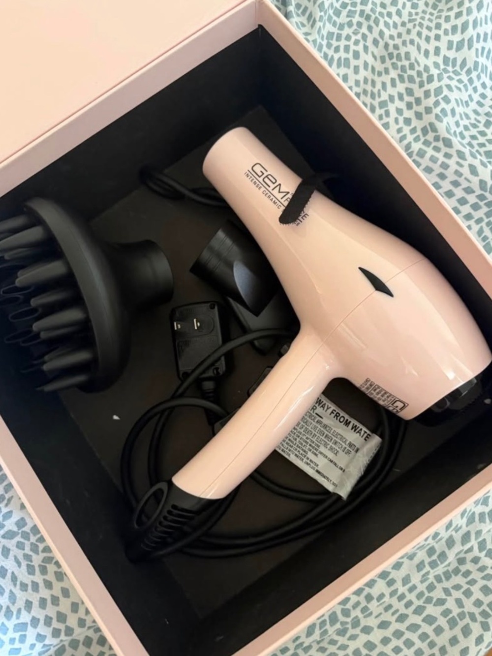 Intense Ionic Ceramic Science Hair Dryer (Baby Pink)
